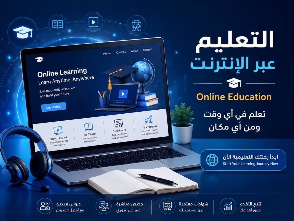 التعليم عبر الإنترنت